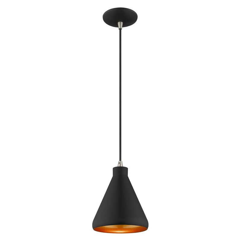 Oaklee 1 Light Single Cone Pendant Allmodern